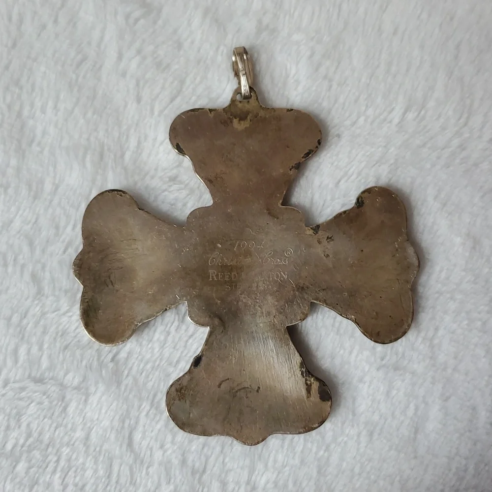 VTG Reed & Barton 1994 Sterling Christmas Cross